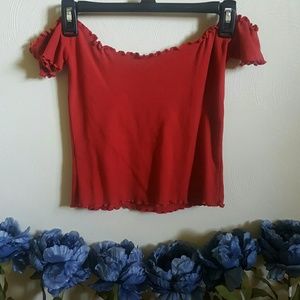 NWOT Brandy Melville Top in Red